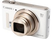 Canon PowerShot SX610 HS White 20.2 MP 25mm Wide Angle High End Advanced Digital Camera HDTV Output
