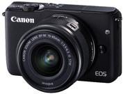 Canon EOS M10 0584C011 Mirrorless Digital Camera with 15 45mm Lens Black