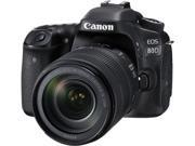 Canon EOS 80D 1263C006 Black Digital SLR Camera with 18 135mm IS USM Lens KIT