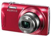 FUJIFILM FinePix T550 16309393 Red 16 MP 24mm Wide Angle Digital Camera