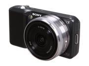 SONY NEX3A/B Black Digital SLR Camera