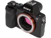 SONY Alpha a7 ILCE 7 B Black Interchangeable Lens Camera Body
