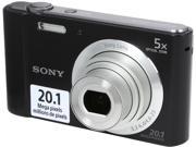 SONY Cyber-shot W800 DSC-W800/B Black 20.1 MP Digital Camera