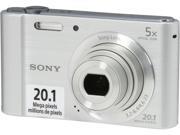 SONY Cyber-shot W800 DSC-W800 Silver 20.1 MP Digital Camera