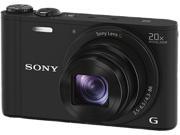 SONY Cyber-shot WX350 DSC-WX350/B Black 18.2 MP Digital Camera HDTV Output