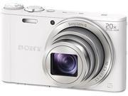SONY Cyber-shot WX350 DSC-WX350/W White 18.2 MP Digital Camera HDTV Output