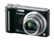 Panasonic 12x optical Megazoom LUMIX DMC-ZS1 Black 10.1 MP 25mm Wide Angle Digital Camera