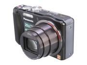 Panasonic DMC-ZS20 Black 14.1 MP 24mm Wide Angle Digital Camera