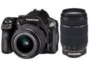 PENTAX K-30 Lens Kit (15646) Black Digital SLR with DA L 18-55, 50-200 Lens