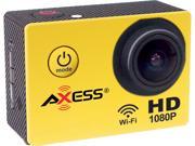 AXESS CS3602 YL Yellow 1.5 Full HD 1080P Action Sports Camera