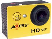 AXESS CS3601 YL Yellow 1.5 HD 720P Action Sports Camera
