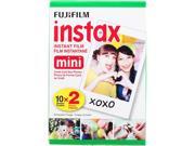 FUJIFILM 16437396 Instax Mini Instant Daylight Film Twin Pack 20 Exposures ISO 800.
