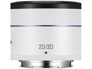 Samsung EX-S45ADW/US 45mm F1.8 2D/3D NX Lens White