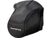 OLYMPUS V601058BW000 Black CS-36FBC Leather Wrap Around Case