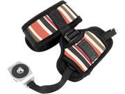 Professional DSLR Camera Hand Grip Strap with Metal Plate by USA GEAR Striped Works With Canon Nikon Panasonic and More Cameras