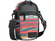 Compact Camera Case Bag Southwest Print with Rain Cover and Shoulder Sling by USA GEAR