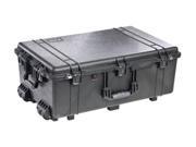 PELICAN 1650 021 110 Black Large Rolling Hardware And Accessory Case Without Foam