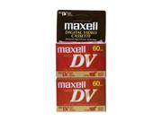 maxell 298010 60 Minutes DVM 60 2 SE Mini DV Tape