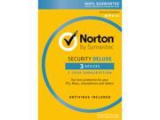 Symantec Norton Security with Antivirus Deluxe 3 Devices Norton Utilities Bundle [Key Card]