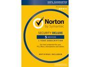 Symantec Norton Security with Antivirus Deluxe 5 Devices [Key Card]