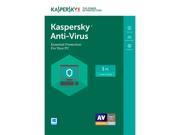 Kaspersky Anti Virus 2017 1 PC Key Card
