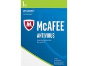 McAfee AntiVirus 2017 1 Device 1 Year