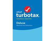 Intuit TurboTax Deluxe 2016 Fed Efile Tax Software