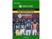 Madden NFL 17 MUT 8900 Madden Points Pack Xbox One [Digital Code]