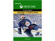 NHL 17 Ultimate Team NHL Points 2200 Xbox One [Digital Code]