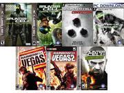 Tom Clancy Essentials Splinter Cell Chaos Theory Conviction DLX Rainbow 6 Vegas 1 2 Double Agent Blacklist [Online Game Codes]