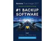 Acronis True Image Subscription 5 Computer 250GB Cloud Storage 1 Year Download