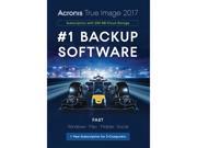 Acronis True Image 2017 3 Devices 250GB Cloud Storage 1 Year subscription