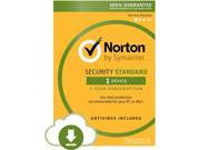 Symantec Norton Security Standard 1 Device Download Hardware Attach Only