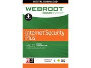Webroot SecureAnywhere Internet Security Plus 3 Device 1 Year Download