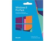 Microsoft Windows 8 Pro Pack - Product Key Card (no media)