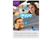 Skype Prepaid 3 Month Unlimited US CA Subscription