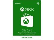 Microsoft Xbox Gift Card 6 US Email Delivery
