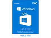 Microsoft Windows Store Gift Card 100 Email Delivery