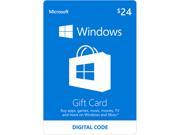 Microsoft Windows Store Gift Card 24 Email Delivery