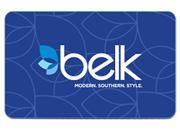 Belk 25 Gift Card Email Delivery