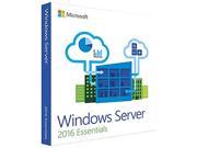 Microsoft Windows Server 2016 Essentials 64 bit Box Pack 1 Processor