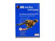 AVG Anti-Virus & Anti-Spyware V8.0 1User/2Year Small Box