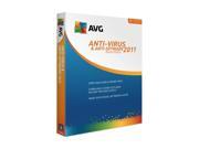 AVG Antivirus & Antispyware 1-User 2011