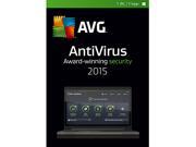AVG AntiVirus 2015 - 1 PC / 1 Year (Product Key Card)