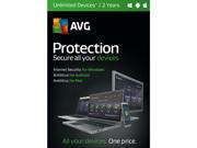 AVG Protection 2017 Unlimited Devices 2 Year
