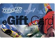 Great American Days 25 Gift Cards Email Delivery
