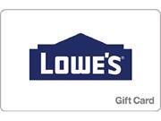 Lowe s 5 Gift Card Email Delivery