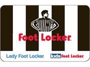 Foot Locker $25 Gift Card Email Delivery