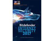 Bitdefender Internet Security 2017 1 year 3 PCs Download