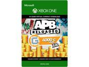 APB Reloaded 4 600 G1C XBOX One [Digital Code]